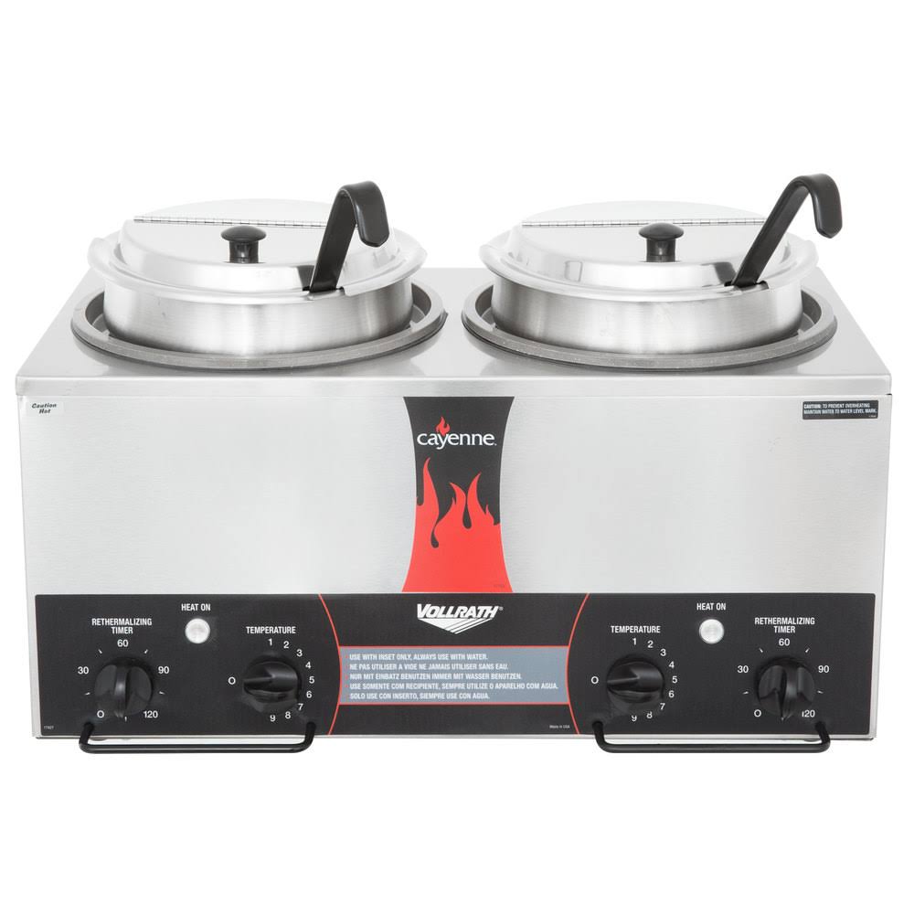 Vollrath - 72029 - Cayenne 7 qt Twin Well Rethermalizer Kit