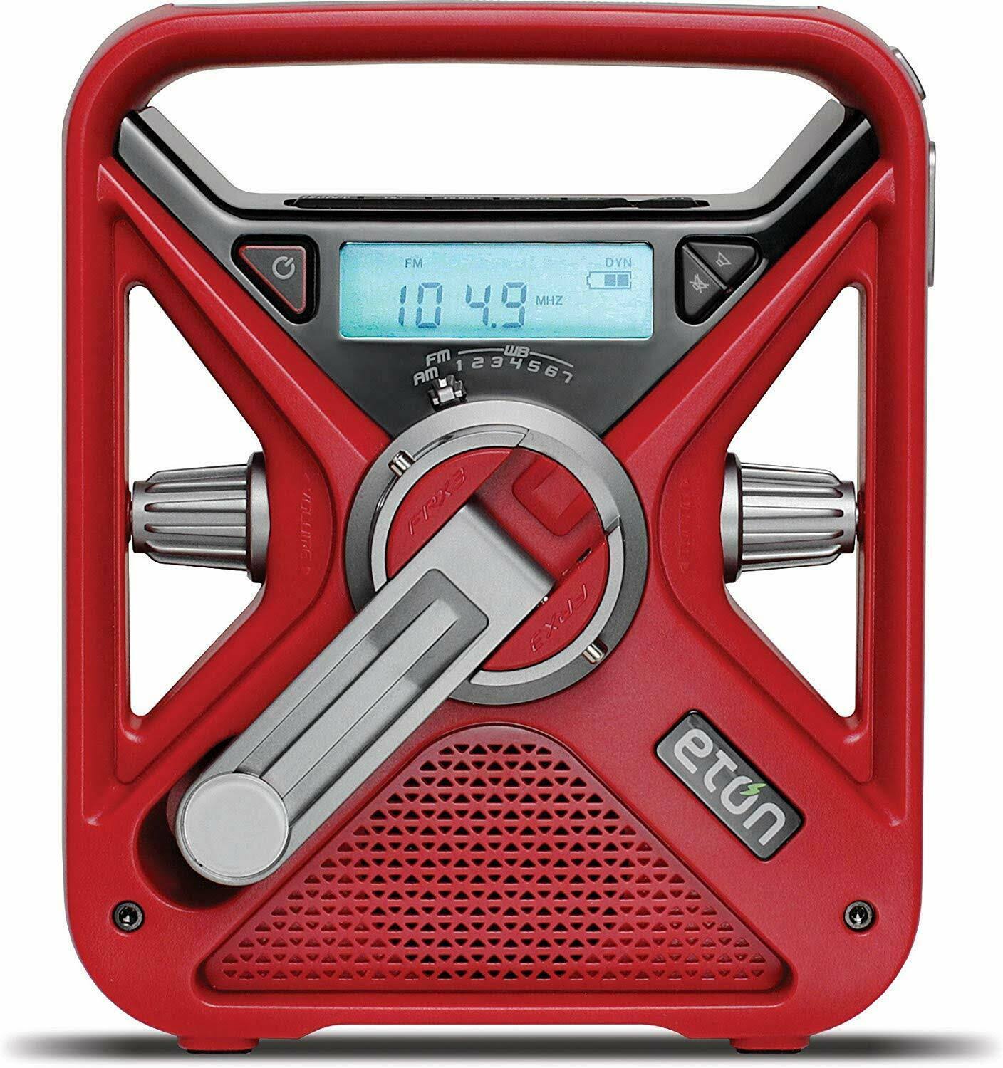 The American Red Cross Frx3 Hand Crank NOAA Am / FM Weather Alert Radio with Smartphone Charger, ARCFRX3WXR