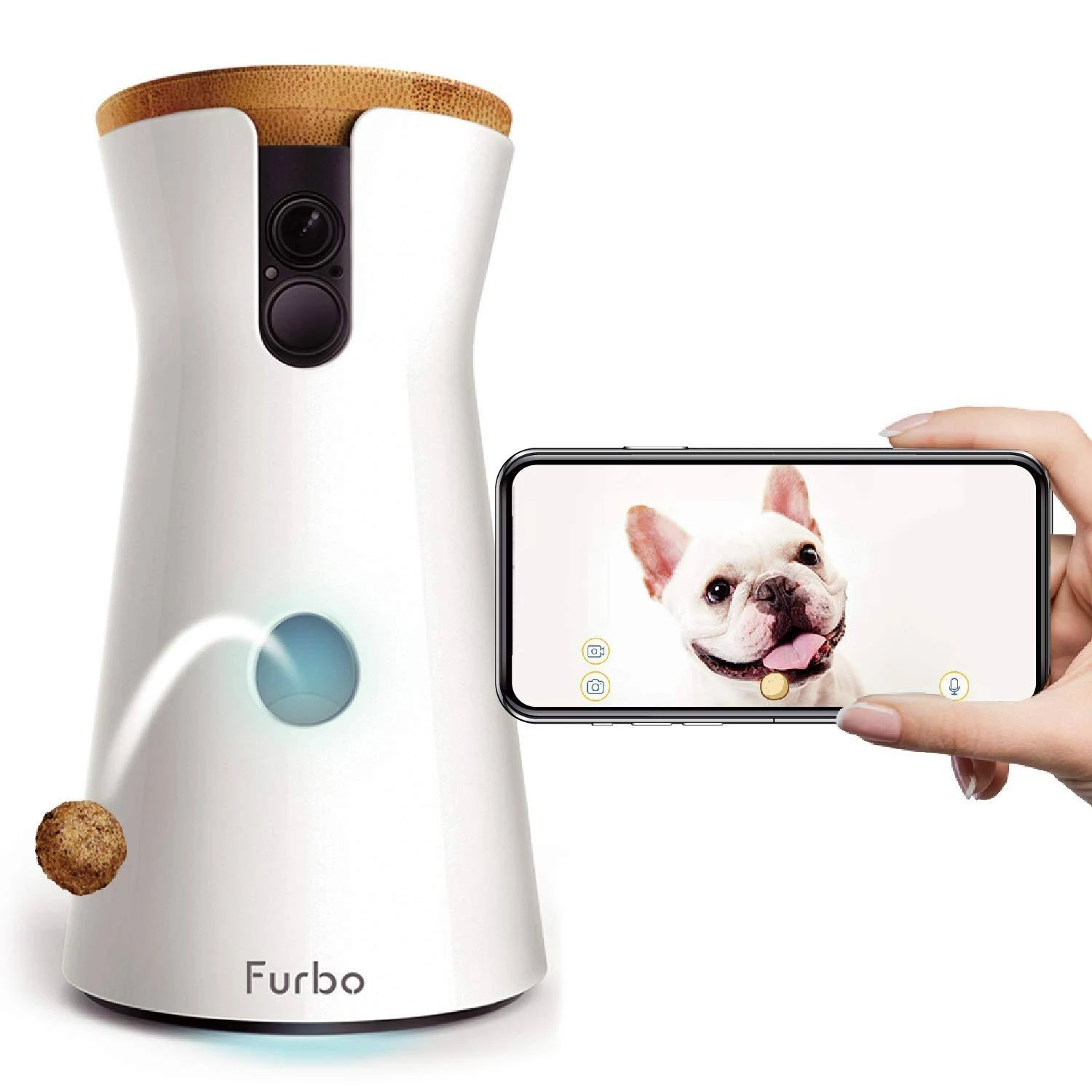 Furbo Dog Camera: Treat Tossing, Full HD WiFi Pet Camera and 2-Way Audio