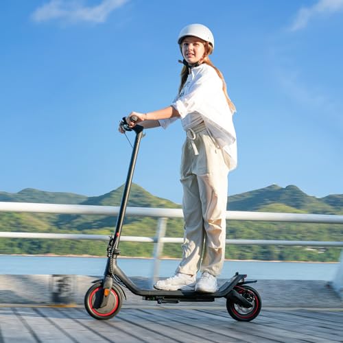 Electric Scooter - 500W Peak Motor Electric Scooter for Adults, 19 Miles Range, Max 18.6 MPH, 8.5" Tires, Dual Brakes, Foladable & Portable Commuting Eblike