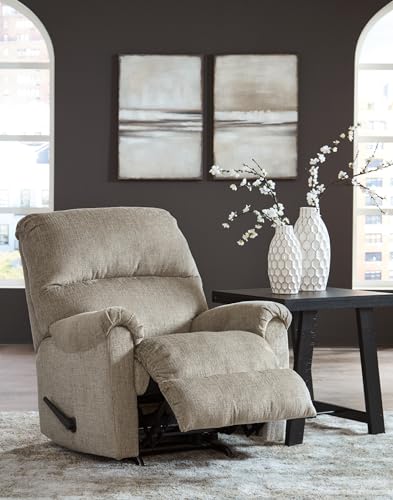 Signature Design by Ashley Stonemeade Recliner, 33" W x 39" D x 42" H, Light Brown