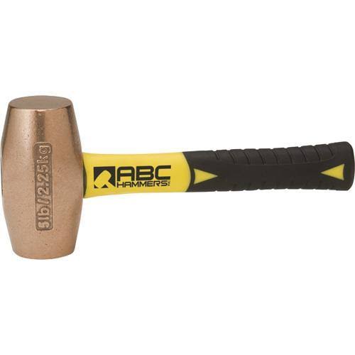 ABC Hammers ABC5BZFS 5 lb. Bronze/Copper Hammer with 8x22 Fiberglass Handle