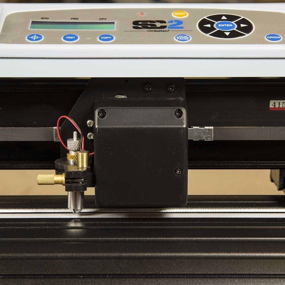 USCutter 34" SC2 Vinyl Cutter Sign Shop Starter Kit w/Basket, Vinyl Tape Tools