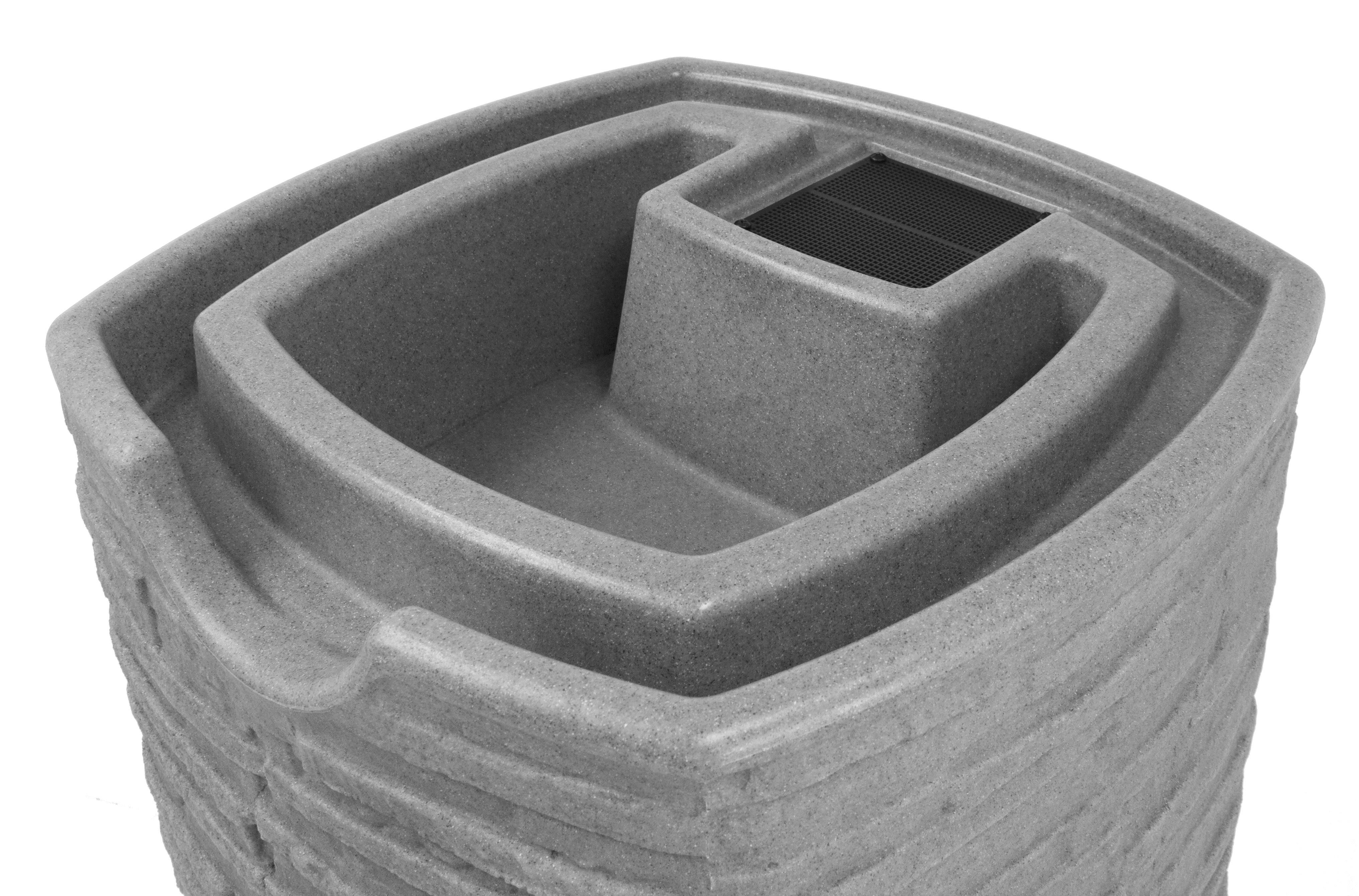 Good Ideas | Impressions Riverwalk 50 Gallon Rain Saver Light Granite
