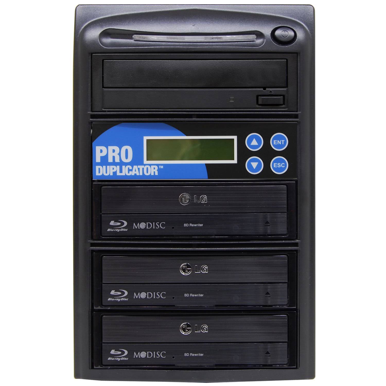 Produplicator 1 to 3 BLU-RAY BD BDXL M-Disc CD DVD Duplicator (with Nero