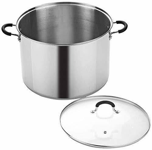 Cook N Home 8 Quart Stainless Steel Stockpot Saucepot with Lid