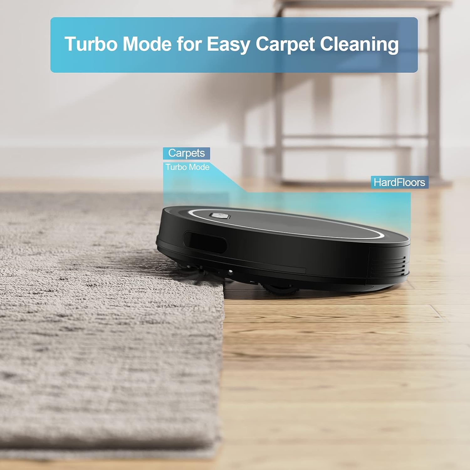 Robot Vacuum, 2000Pa Suction, Quiet, Slim, Self-Charging, 120min Runtime Robotic Vacuum Cleaner, Smart Vacuum Robot, APP & Remote Control Automatic Robot Vacuum for Pet Hair, Hard Floor, Low Carpet