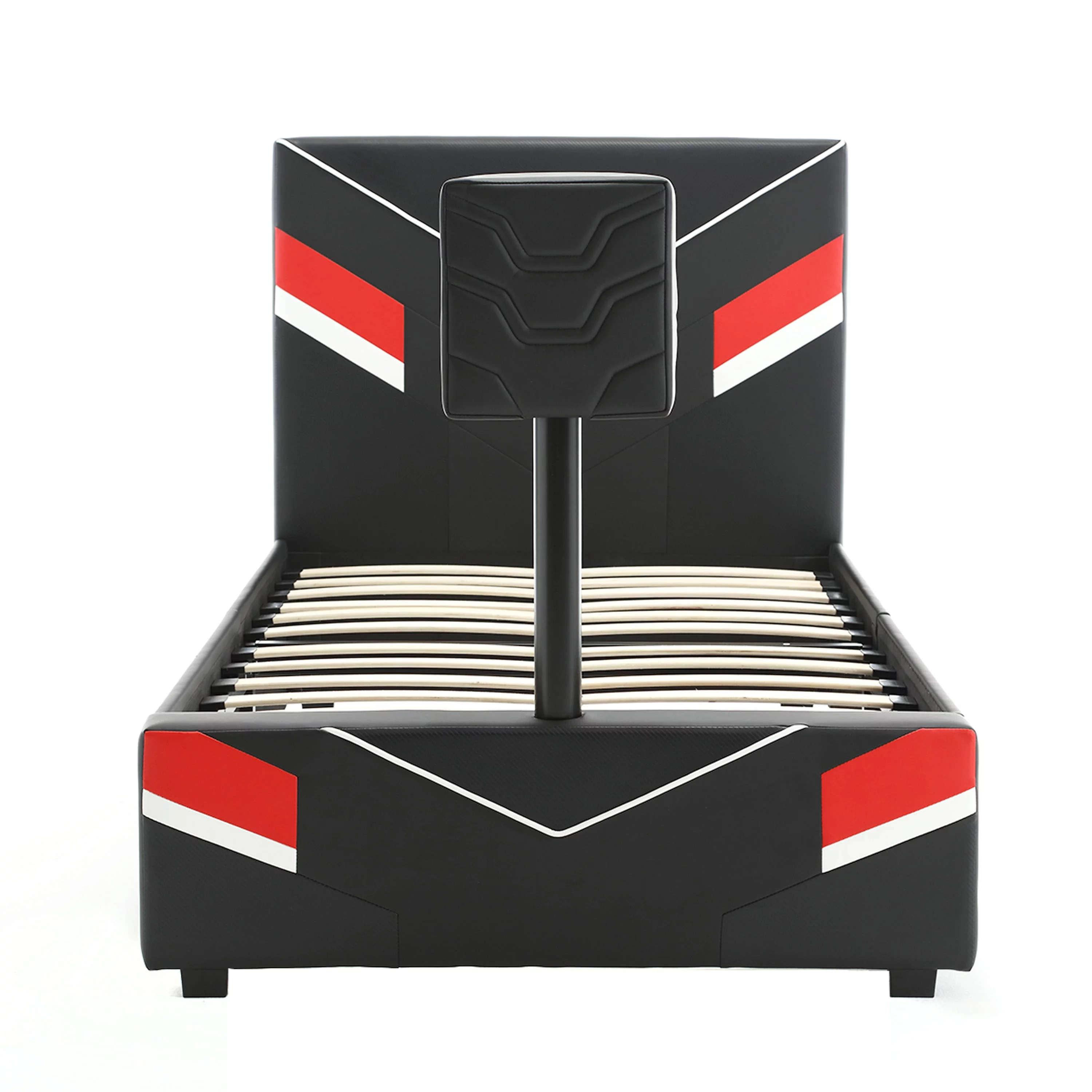 X Rocker Orion eSports Gaming Bed Frame with TV Mount, Child/Teen, Black/Red, Twin, 42.5" H