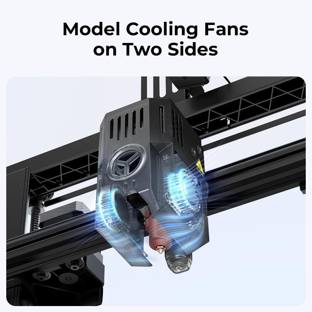 Creality Official Ender 3 V3 KE 3D Printer. Max Printing Speed 500mm/s, 60W Ceramic Heater Hotend, X-axis Linear Rail for Creality OS Ender3 V3 KE Smart Control 3D Printer