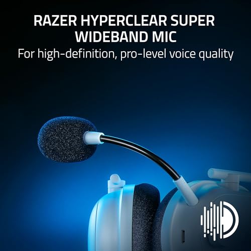 Razer BlackShark V2 Pro Wireless Xbox Gaming Headset: 50mm Drivers - Super Wideband Mic - Noise Isolating Earcups - for Xbox, PS5, Nintendo Switch 2, PC, Mac - Bluetooth, USB-C - 70hr Battery - Black