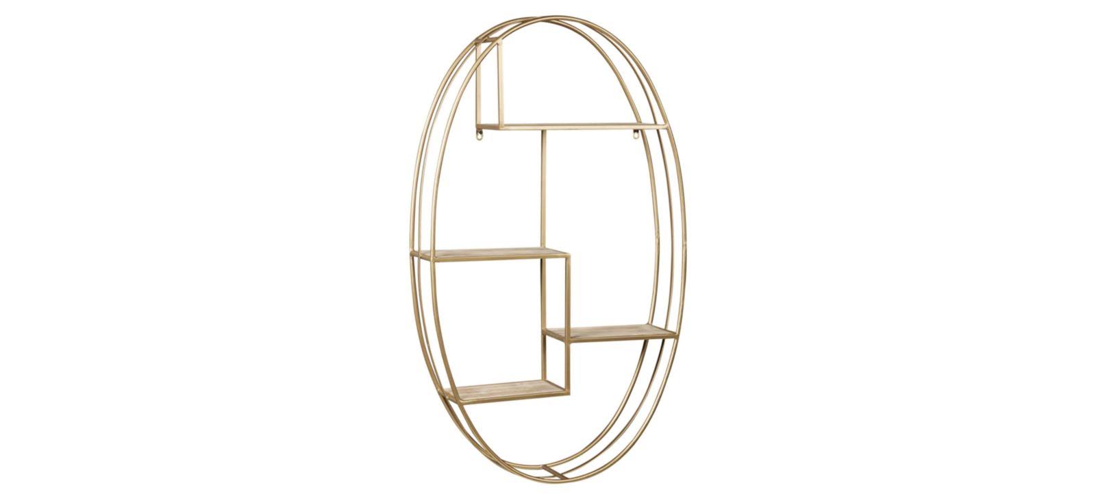 Signature Design by Ashley Elettra Wall Shelf Natural/Gold