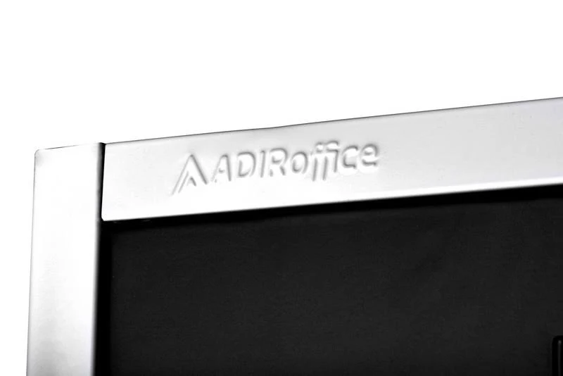 AdirOffice Large Locker w/ 3 Doors u0026 3 Hooks, Black 629-203-BLK