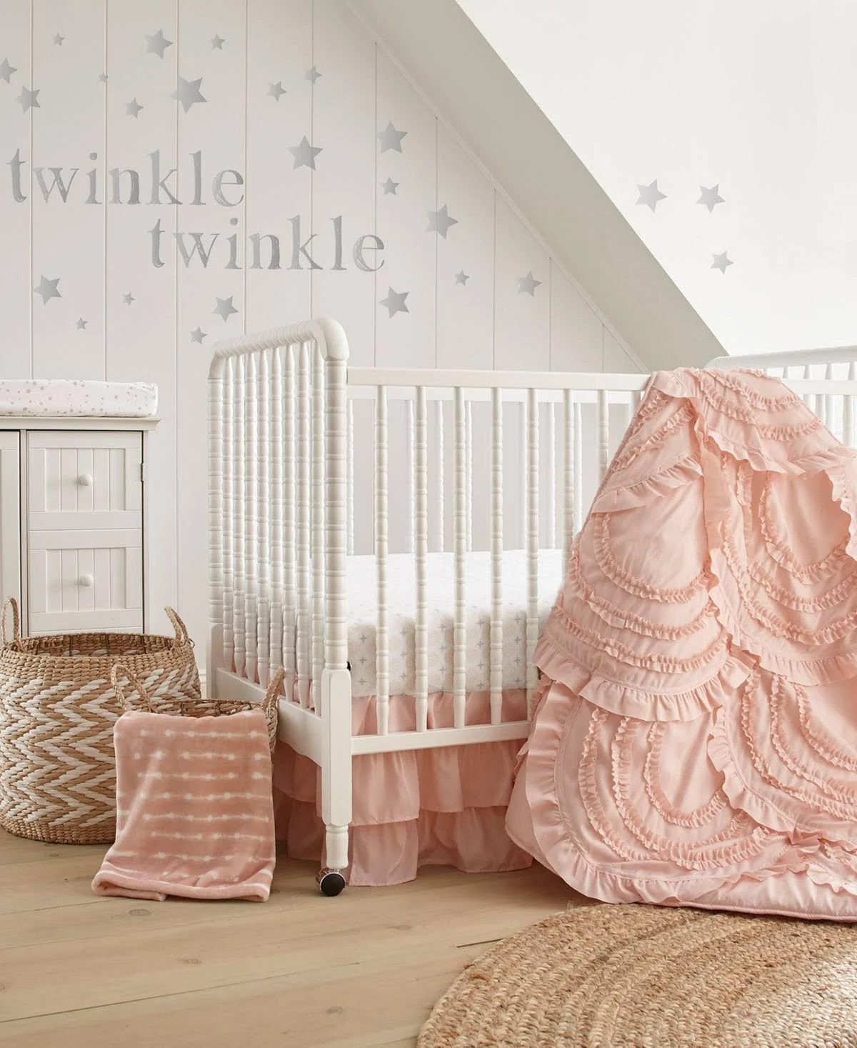Levtex Baby Skylar Crib Bedding Set of 4 - Blush