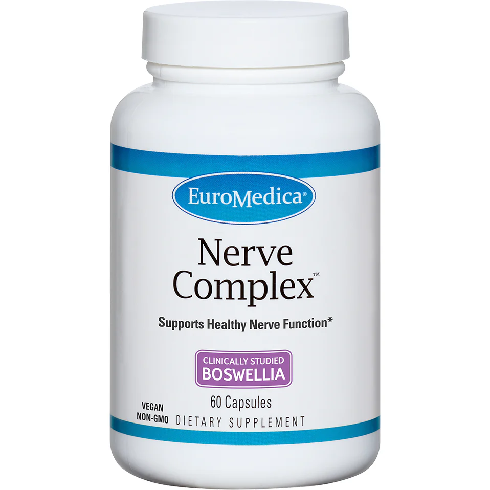 Nerve Complex 60 vegcaps by EuroMedica - Kansas Nuitrition - HNZSDS
