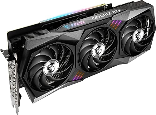 MSI Gaming GeForce RTX 3080 Ti Gaming X Trio 12G Computer Gaming Graphics Card 12GB GDRR6X 320-Bit HDMI/DP Nvlink Torx Fan 3 Ampere Architecture OC, NVIDIA GPU Video Cards for Gaming PC (Renewed)