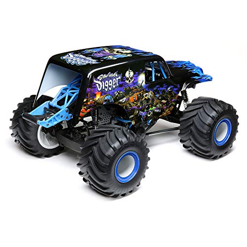 Losi RC Truck LMT 4 Wheel Drive Solid Axle Monster Truck RTR Battery and Charger Not Included Grave Digger LOS04021T1