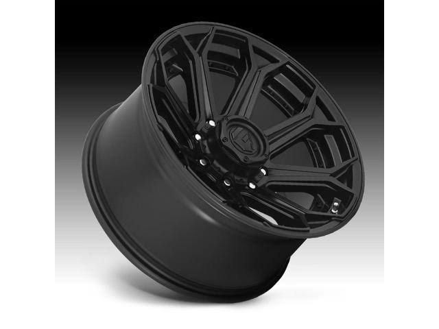 20x10 Matte Black Wheel Fuel Siege D706 8x6.5 -18
