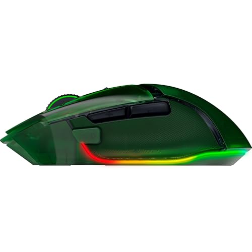 Razer Basilisk V3 Pro 35K Wireless Gaming Mouse: HyperScroll Tilt Wheel - 35K DPI Optical Sensor Gen 2-13 Customizable Controls - Chroma RGB - Optical Switches Gen 3 - Up to 140 Hr Battery - Black