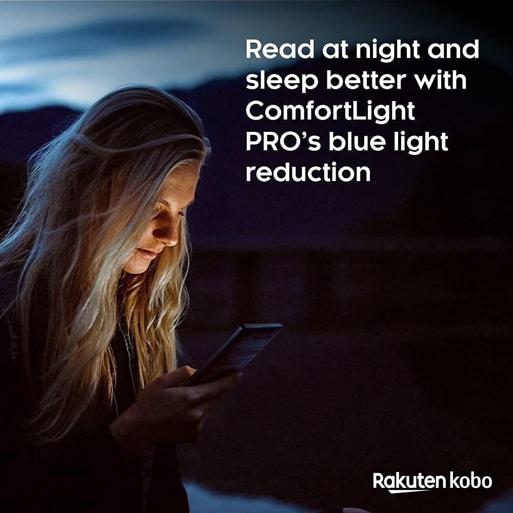 Kobo Clara HD | eReader | 6” Glare Free Touchscreen | Adjustable Brightness & Colour Temperature | eBooks | WiFi | 8GB of Storage | Carta E Ink Technology | Black
