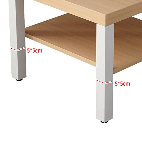 Printer Stand 2 Tiers White Office Laser Printer Copier Stand Under Desk Printer Table Holder Paper Organizer Shelf for Fax Machine Scanner Files Printer Stand for Desk Printer Table with Storage ( Si