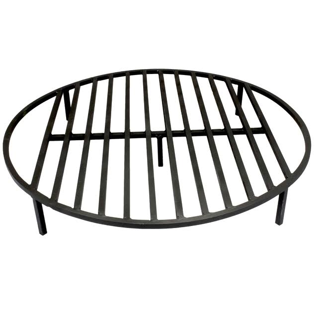 Titan Attachments Round Fire Pit Grate 28x22 Heavy Duty Grill Cooking Campfire Camp