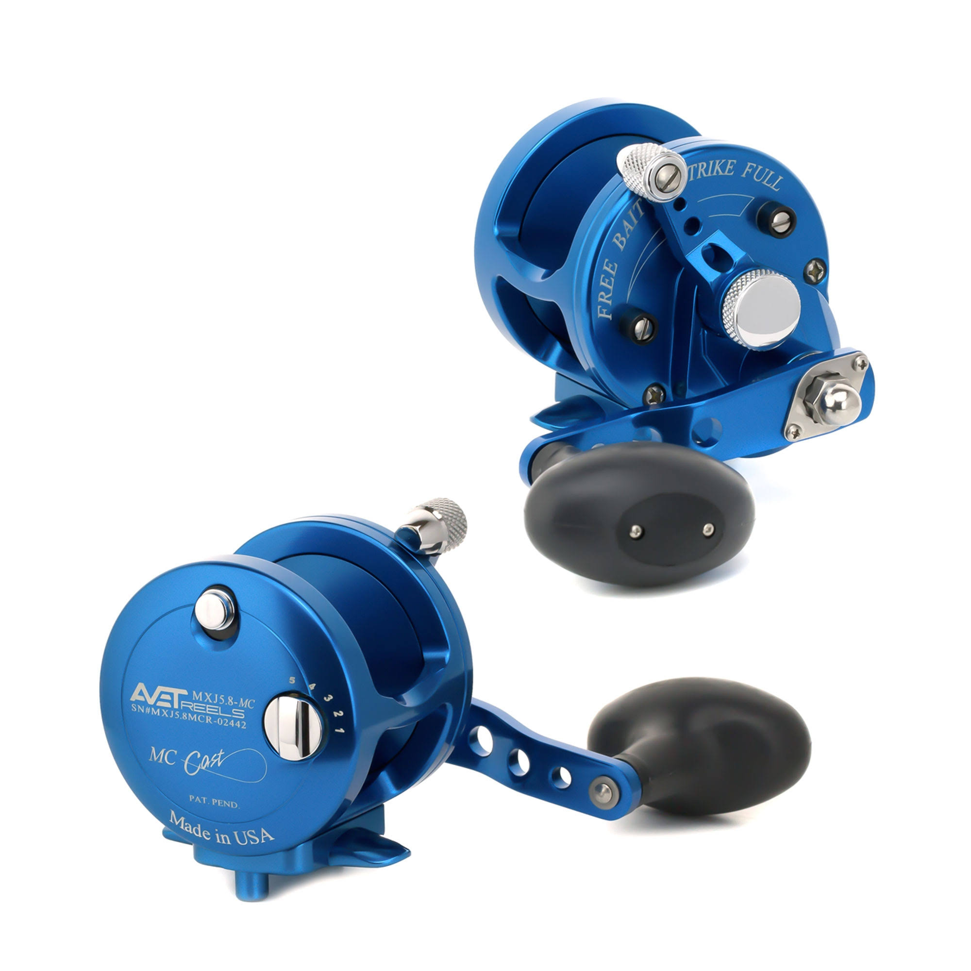 Avet MXJ 6/4 MC 2-Speed Lever Drag Casting Reel - Silver