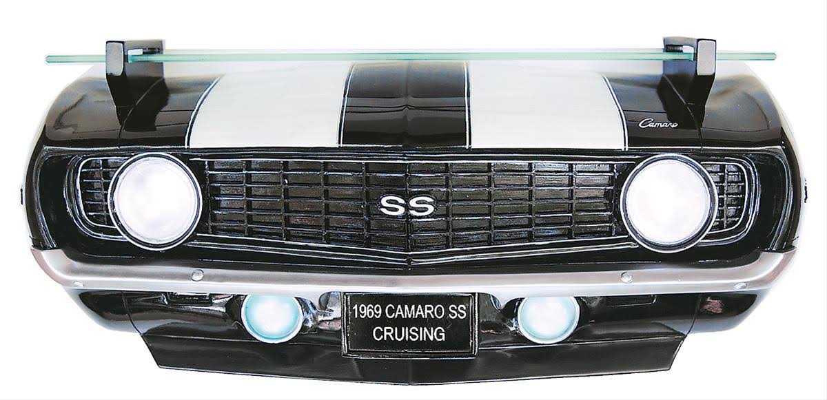 Chevrolet 1969 Camaro SS Black Front End Wall Shelf (Working Lights) - Megean