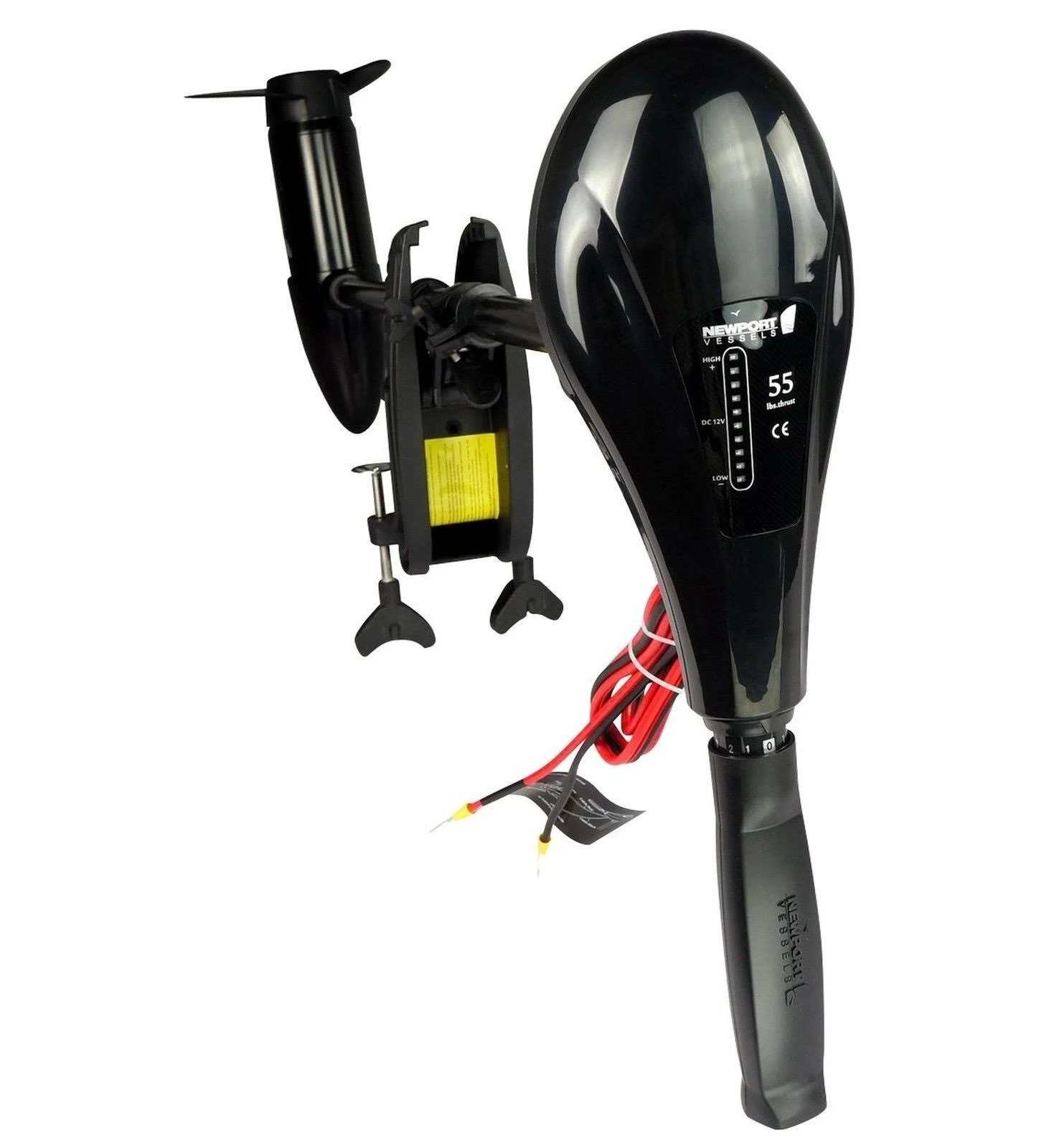 Newport Vessels X-Series 55 lb. Thrust Saltwater Transom Mounted Electric Trolling Motor with 36x22 Shaft