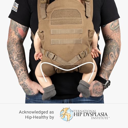 TBG - Mens Tactical Baby Carrier for Infants and Toddlers 8-33 lbs - Compact