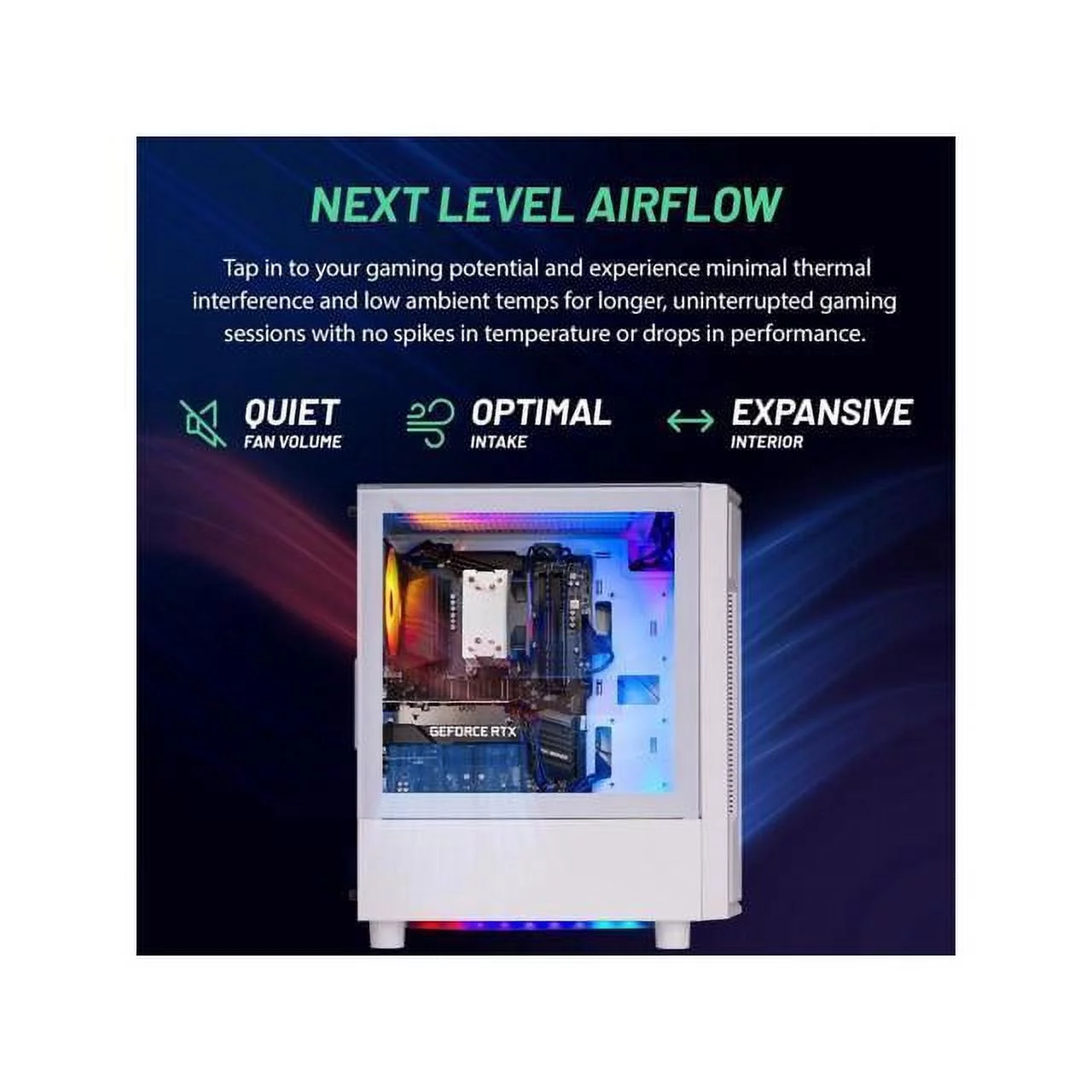 Skytech Archangel Gaming PC Desktop INTEL Core i5, RTX 4060, 1TB SSD, 16GB RAM, 600W GOLD PSU, Windows 11