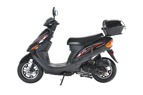 TAO 49cc / 50cc street legal fully automatic scooter moped with a Matching trunk - Choose your color