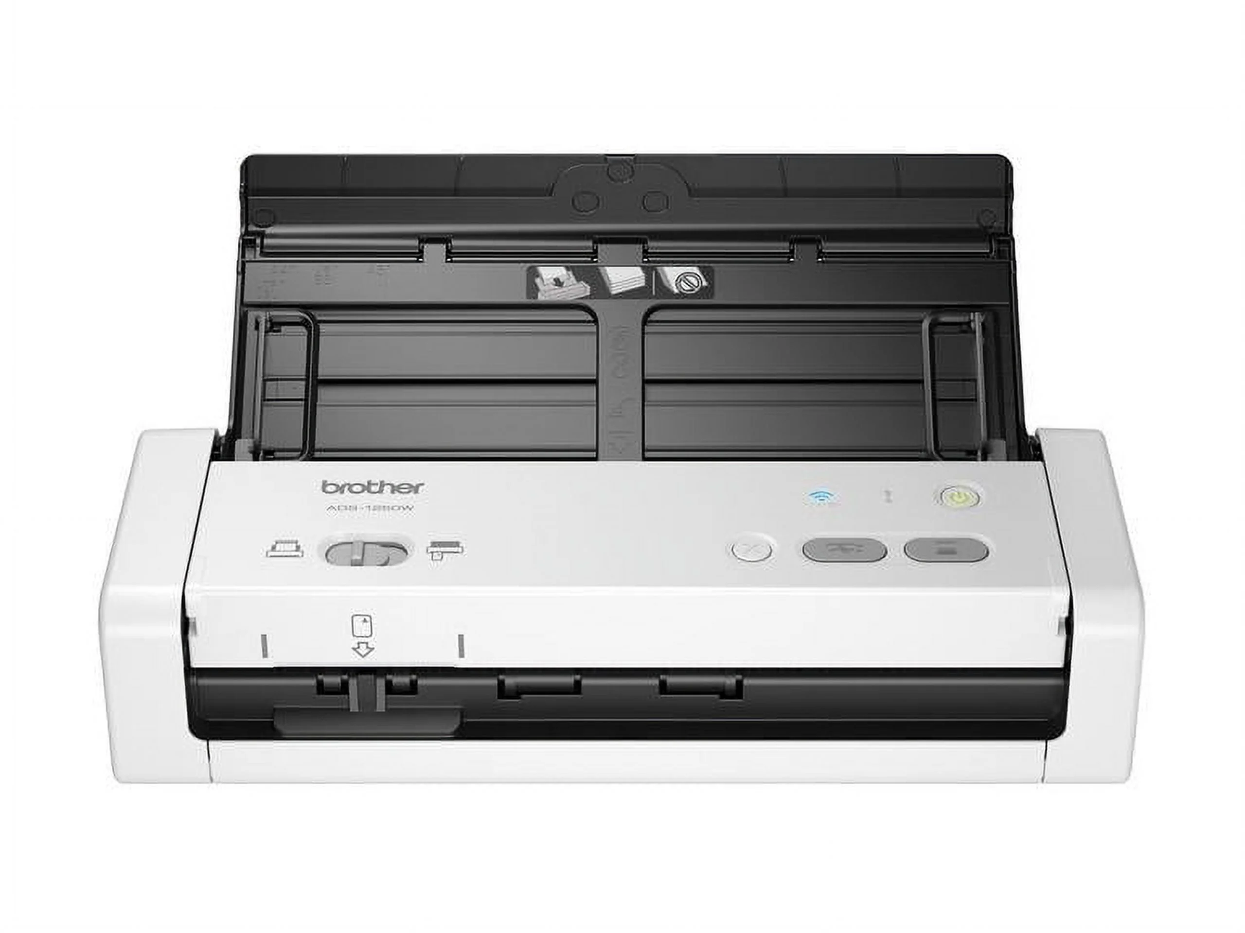Brother Compact Desktop Scanner, ADS-1250W, Portable, Wireless Connectivity