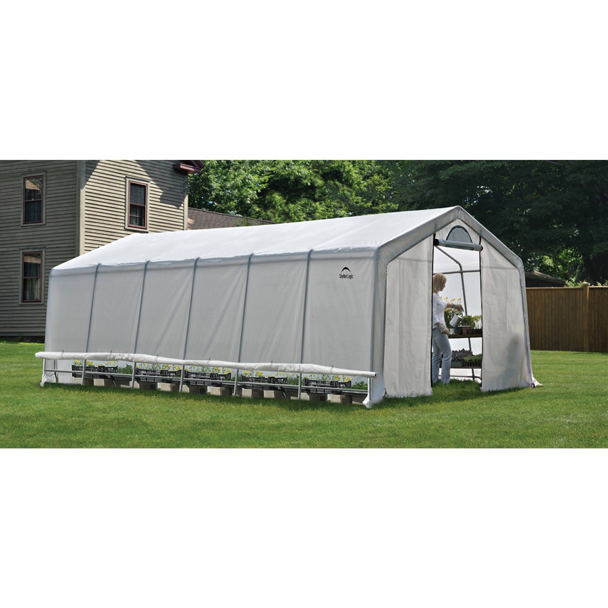 ShelterLogic GrowIT Heavy Duty Greenhouse 12& x 24& x 8&