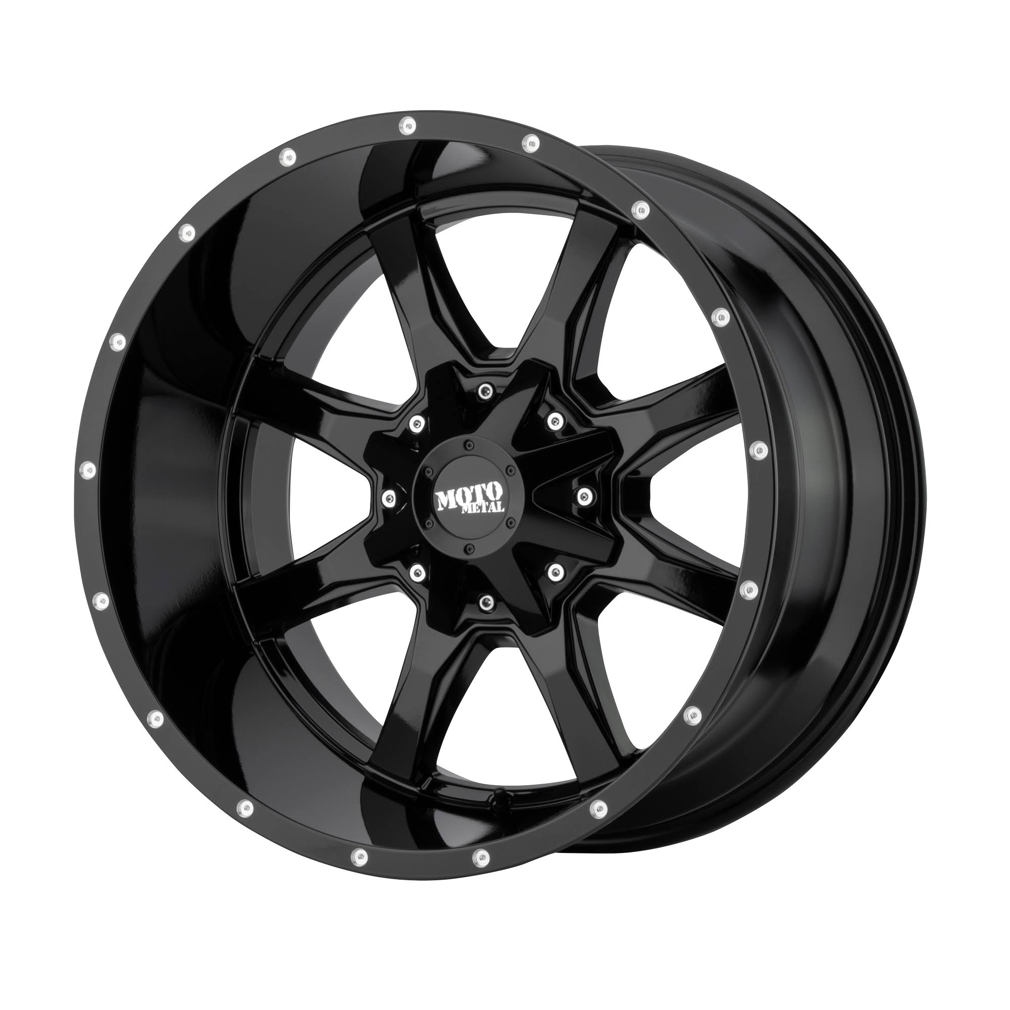 Moto Metal MO970 Gloss Black 20x10 8x170 -24mm (MO970210873A24NUS)