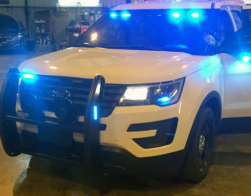 Setina LED Push Bumper PB-450-L Grill Guard for Police Cars SUVs Trucks u0026 Vans