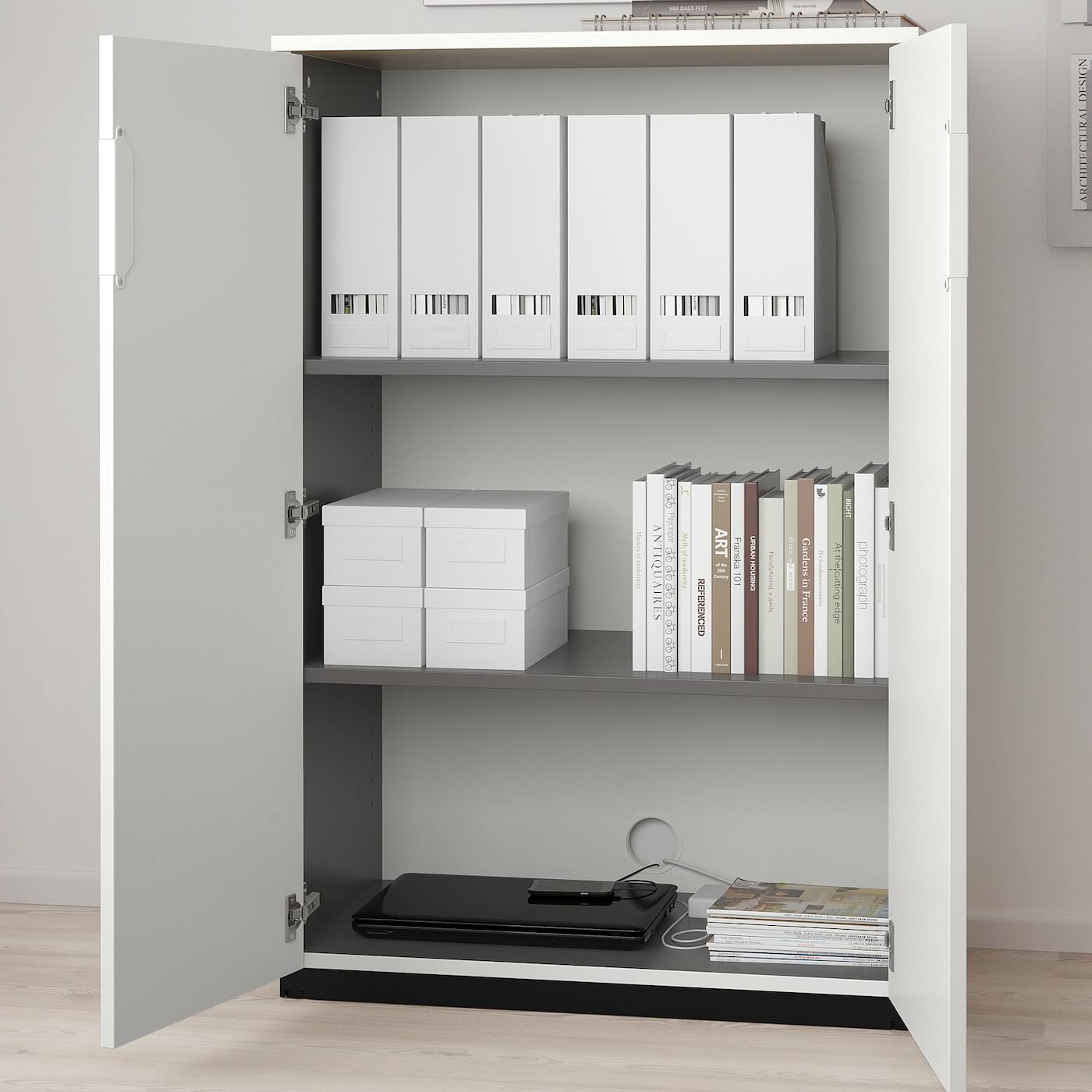 IKEA - Galant Cabinet with Doors, White, 31 1/2x47 1/4 10365141