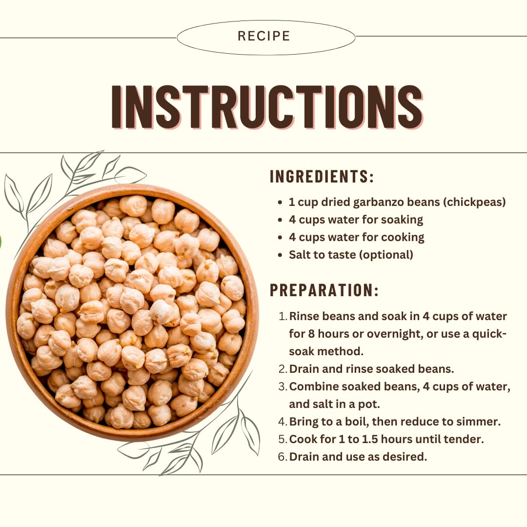 Mountain High Organics - 40 lb Bucket, Certified Organic Dried Garbanzo Beans, Bulk, Non GMO, Vegan, Sproutable Dried Chickpeas, Plant Based Protein