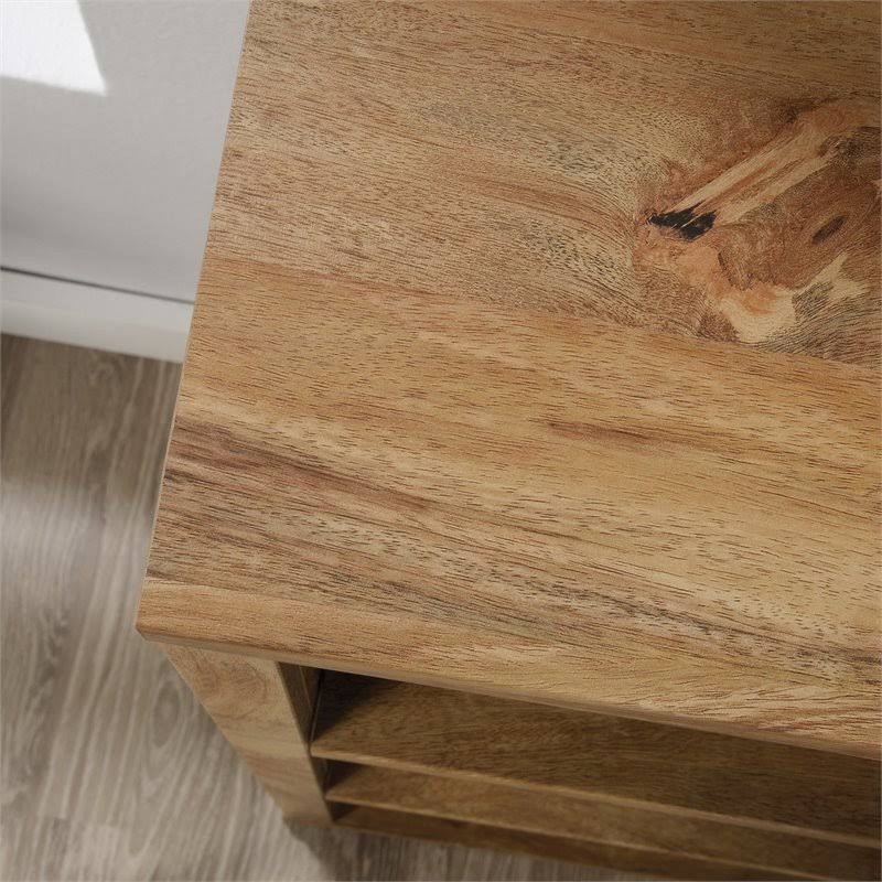 Sauder Engineered Wood 3-Shelf Bookcase in Sindoori Mango - 427264