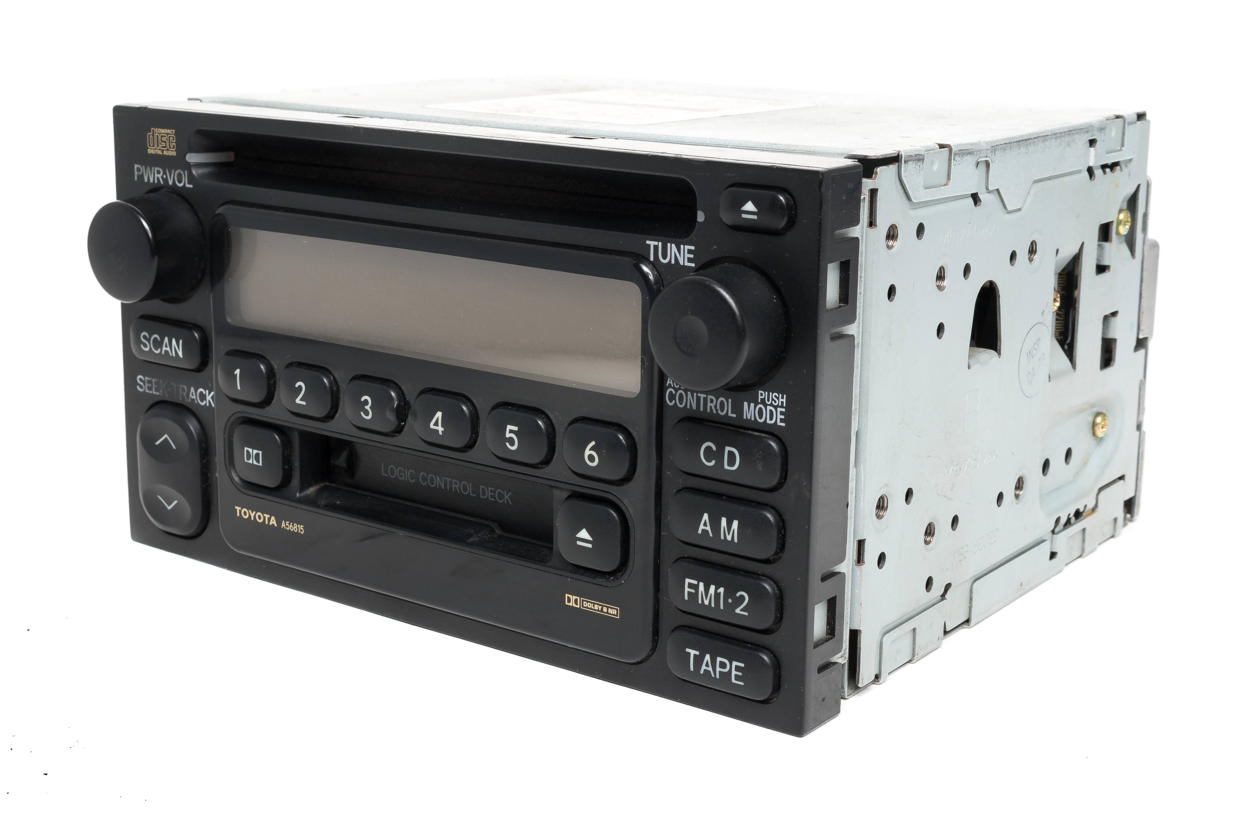 2001-04 Toyota Tacoma OEM Am FM Radio Cassette CD Player 86120-AD020 Face A56815