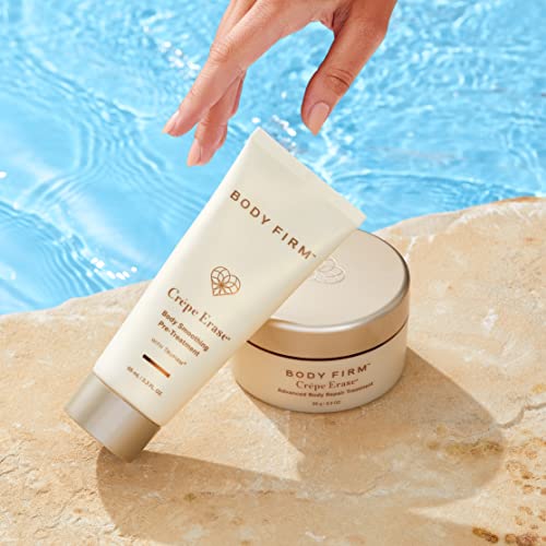 Crepe Erase 2-Step Advanced Body Care Treatment, Anti-Aging Skin Care for Body/Neck, Firming Moisturizer Cream + Body Exfoliating Pre-Treatment, Supports Wrinkle, Crepe Skin, Collagen