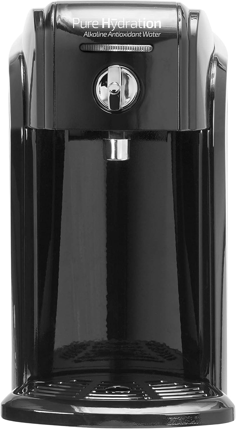 Pure Hydration Alkaline Water Machine | Alkaline Water at Home for Only $.07 per Liter | Ideal pH & Loaded with Antioxidants | Ultra Filtration Removes 99.9% of Over 220 Water Contaminants