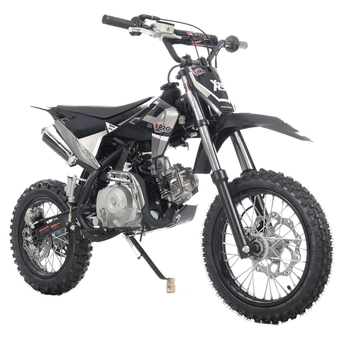 X-Pro New DB-K013 110cc Gas Pit Dirt Bike with Automatic Transmission, Electric Start. 14"/12" Tires!