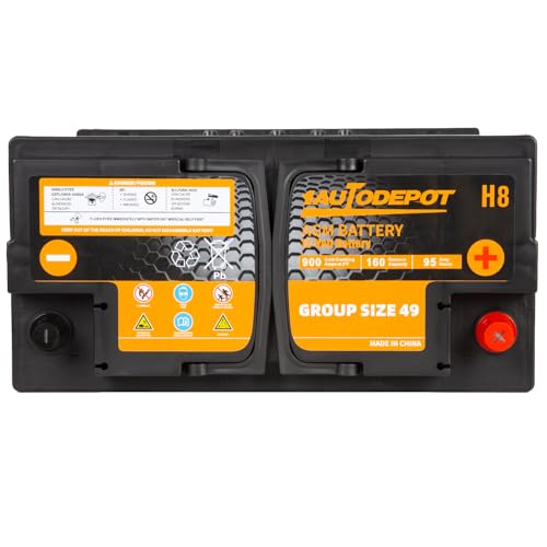 BCI Group 24F Car Battery, 12V 70Ah Automotive Battery Premium Maintenance Free AGM Batteries, 710CCA, 120RC, 36 Months Warranty