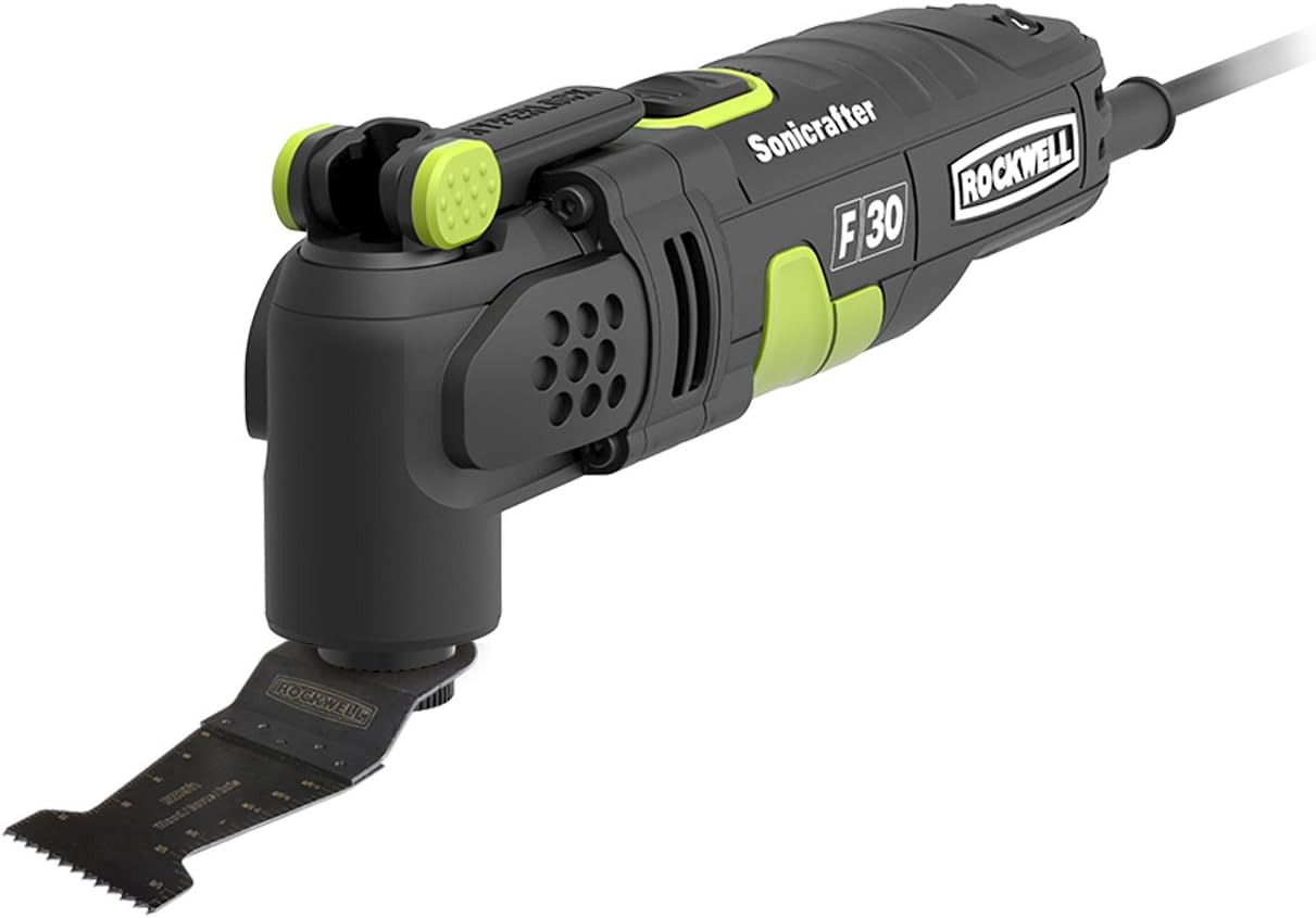 Rockwell RK5132K 3.5 Amp Sonicrafter F30 Oscillating Multi-Tool with 32 Accessories and Carry Bag