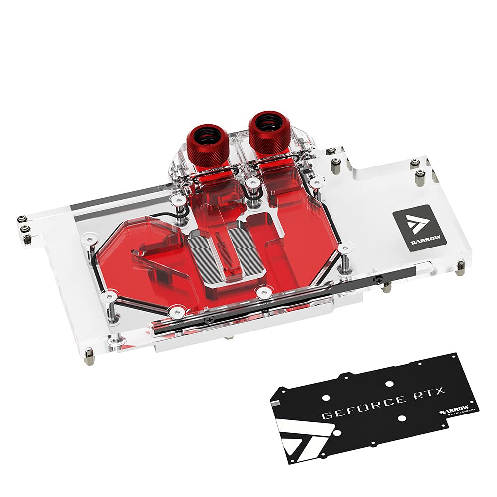 Barrow Copper GPU Water Cooling Block GPU Waterblock Graphics Card Water Cooling Block for Colorful RTX3090 RTX3080 RTX3070 (for Colorful iGame RTX3090 RTX3080 Advanced Ultra)