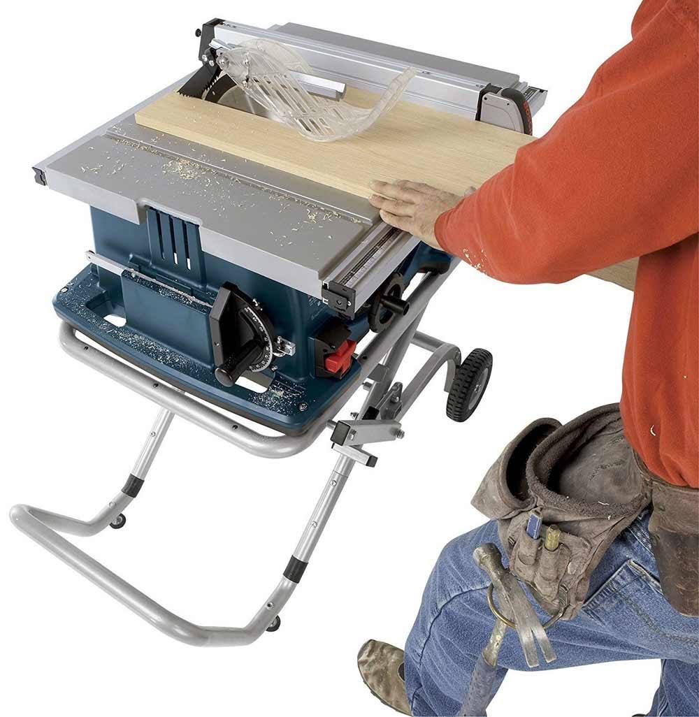Bosch 4100-09 10x22 Worksite Table Saw with Gravity Rise Stand