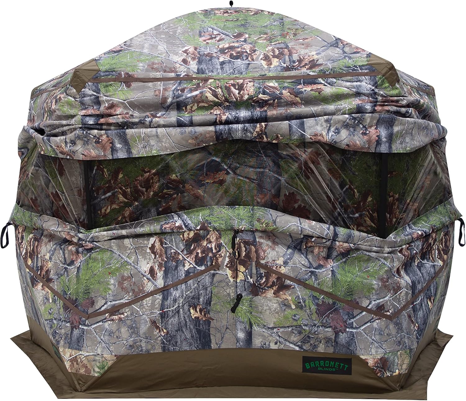 Barronett Blinds BX550BW Ox 5 Pop Up Portable 5-Sided Hunting Blind, Backwoods Camo