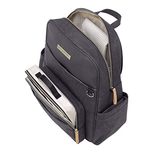 Petunia Pickle Bottom Sync Backpack | Diaper Bag | Diaper Bag Backpack for Parents | Top-Selling Stylish Baby Bag | Sophisticated and Spacious Backpack for On The Go Moms | Mink