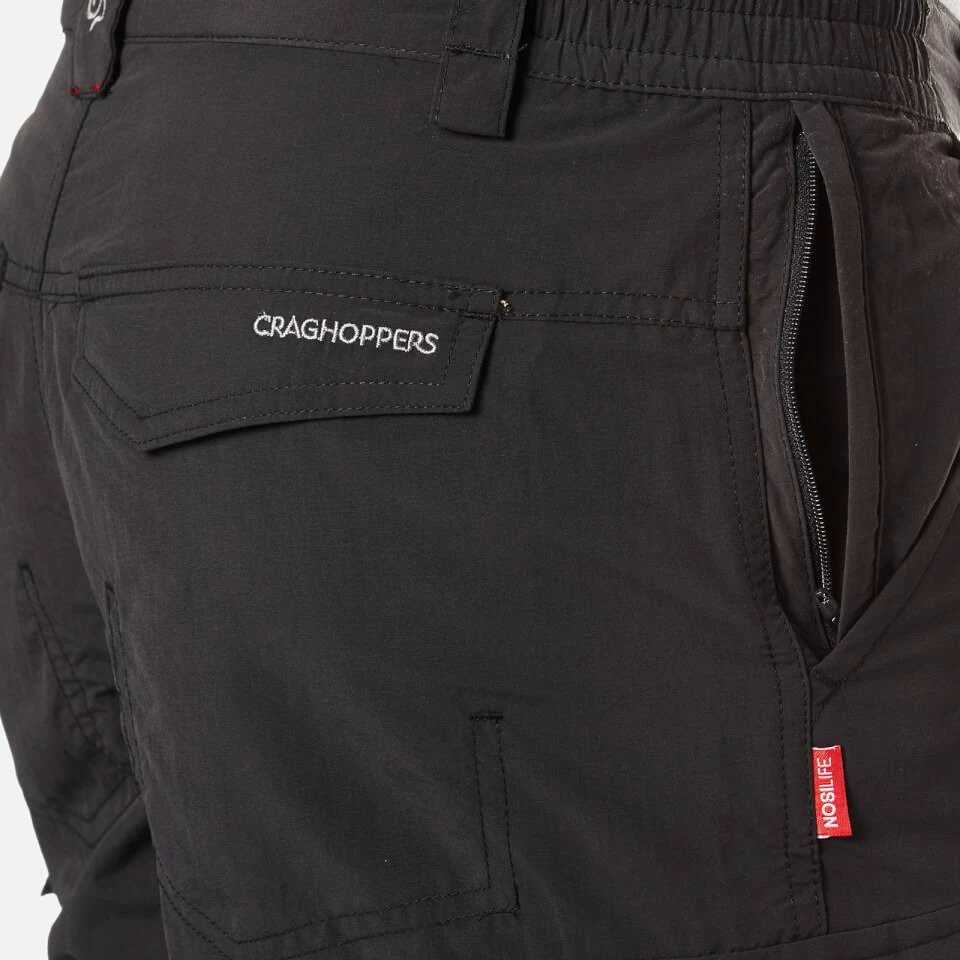 Craghoppers Mens NosiLife Cargo Trousers Black Pepper