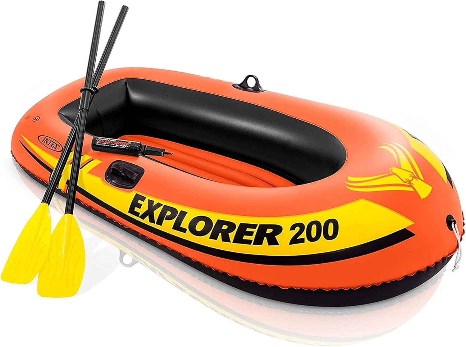 Inflatable Boat Set for Adults - Inflatable Fishing Boat, 2 Person Inflatable Kayak with Oars, Pump, Water Rafts for Lake, Pool 2 Kayak Water Sports